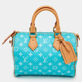 Louis Vuitton Speedy P9 Bandoulière 25 Turquoise Leather Bag