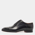 Christian Louboutin Black Leather Greggo Lace Up Oxfords Size 39.5
