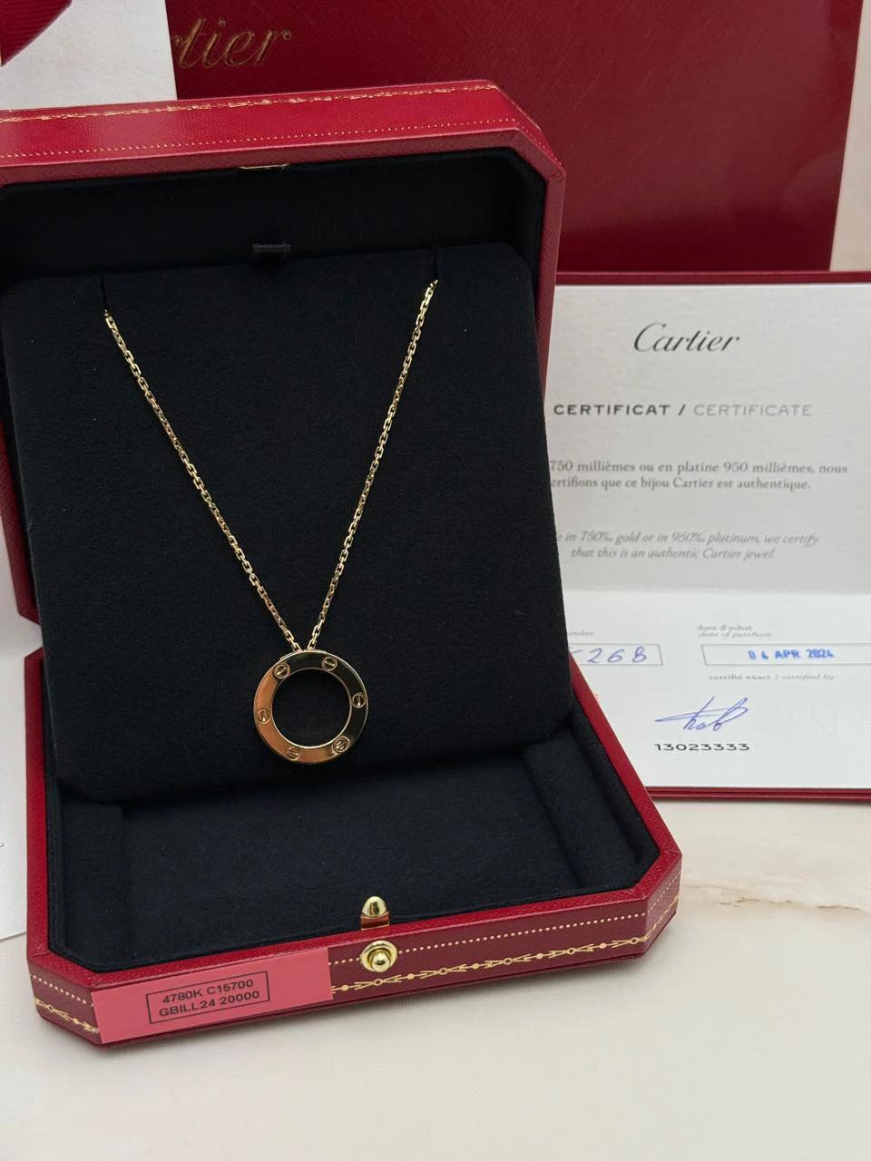 Cartier Love Pendant