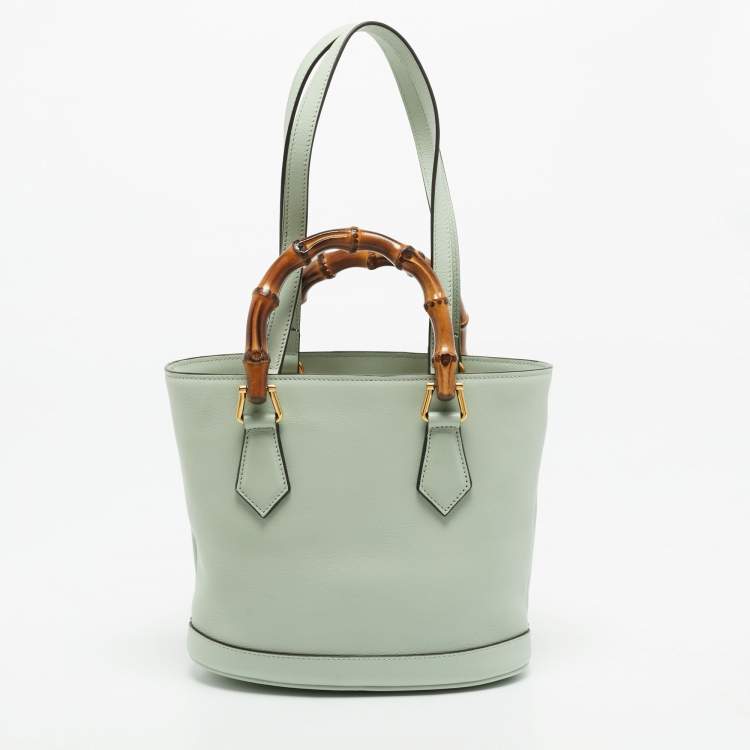 Gucci Diana Small Mint Green Leather Tote