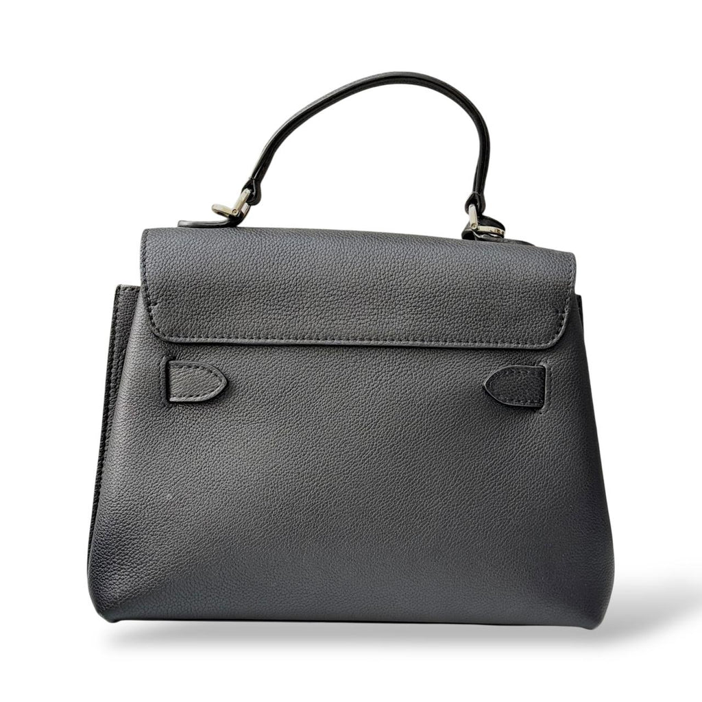 Louis Vuitton Black Leather LockMe Ever BB Bag
